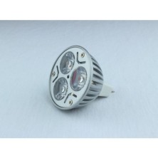 MR16(GU5.3) 3W HighPower 180LM 2800-3200k Warm White LED Spot Bulb (8-24V)